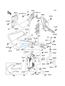 KX85 / KX85 II KX85-B5 EU drawing Radiator