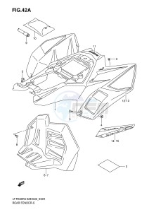 LT-R450 (E28-E33) drawing REAR FENDER (MODEL K8)