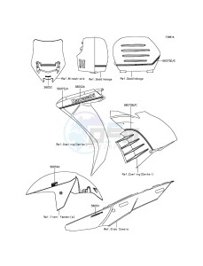 1400GTR ABS ZG1400EFF FR GB XX (EU ME A(FRICA) drawing Decals(Black)