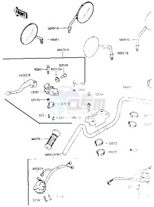 EN 450 A [454 LTD] (A1-A5) [454 LTD] drawing HANDLEBAR