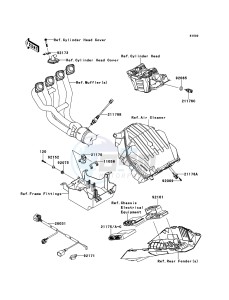 Z1000_ABS ZR1000ECFA FR XX (EU ME A(FRICA) drawing Fuel Injection