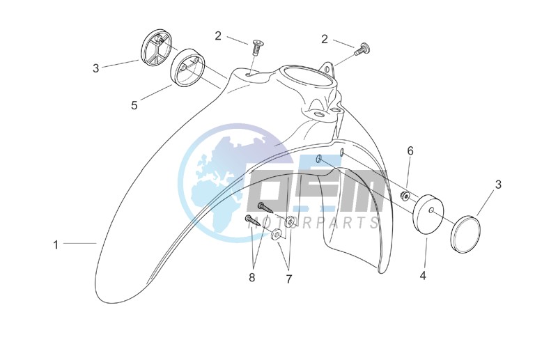 Front body VI - Front mudguard