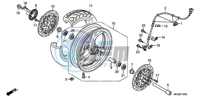 FRONT WHEEL