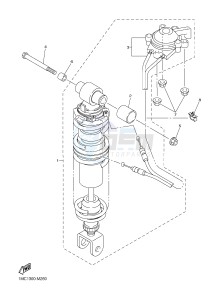 FJR1300A FJR1300-A FJR1300A ABS (B888) drawing REAR SUSPENSION