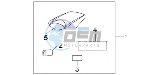 REAR SEAT COWL REPSOL