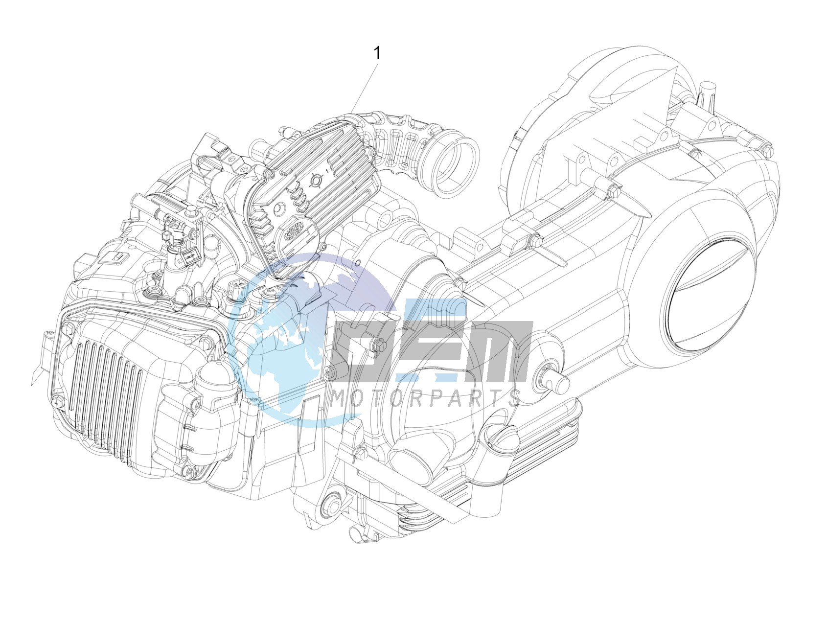 Engine, assembly