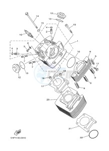 TT-R125 TT-R125LW (2CP2) drawing CYLINDER