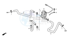 ST1300A drawing AIR INJECTION CONTROL VALVE