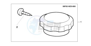 GL1500C VALKYRIE drawing CHRM RADIATOR CAP