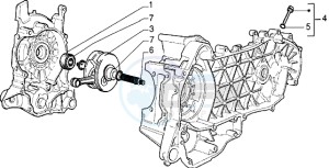 DNA 125 drawing Crankshaft