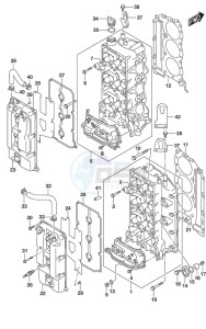 DF 250 drawing Cylinder Head