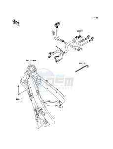 KX450F KX450E9F EU drawing Chassis Electrical Equipment