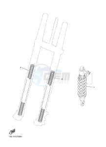 YZ250FX (B297 B298 B299 B299 B29A) drawing ALTERNATE FOR CHASSIS