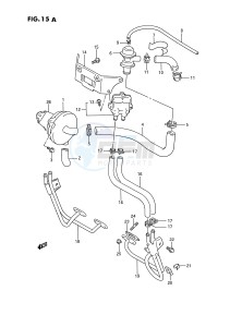 GSX1100 (E2) drawing SECOND AIR (MODEL K L M N P R E18,MODEL M N E39)