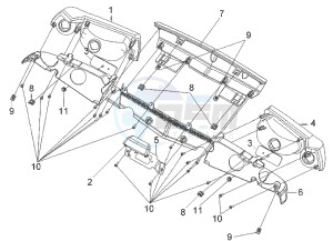 QUADLANDER 250 drawing TAIL LIGHT - REAR SUSPENSION