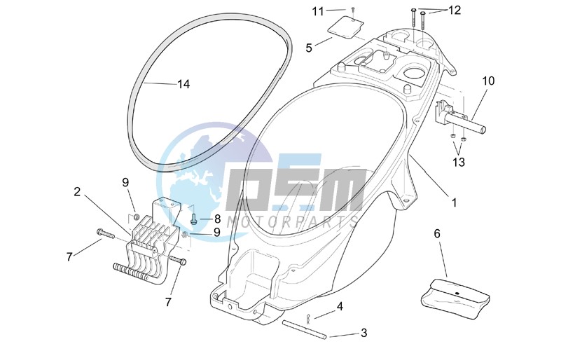 Helmet compartment