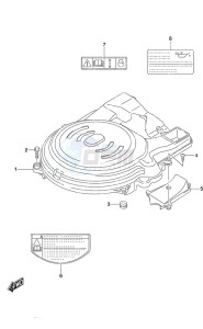 DF 90A drawing Ring Gear Cover