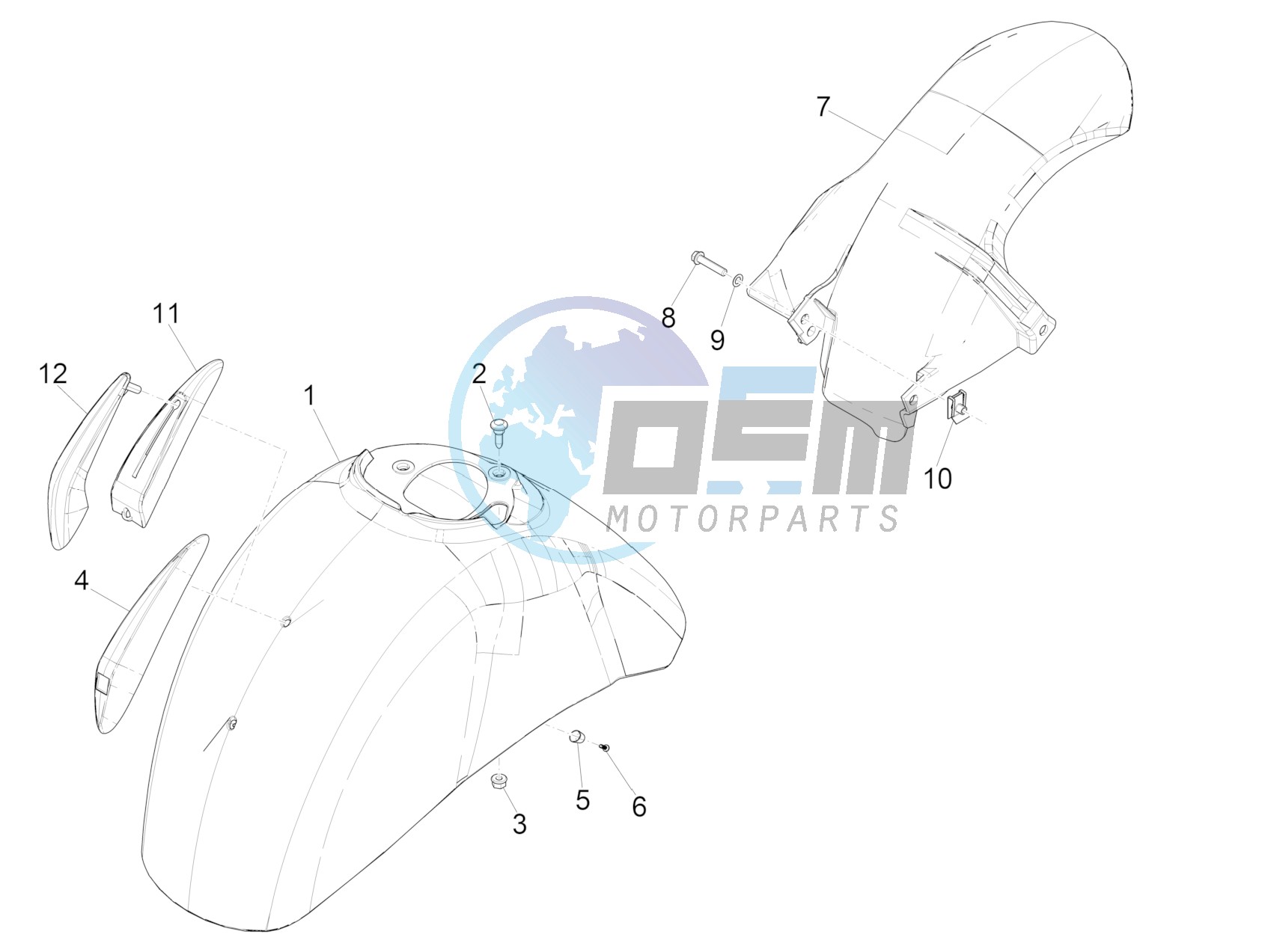 Wheel huosing - Mudguard