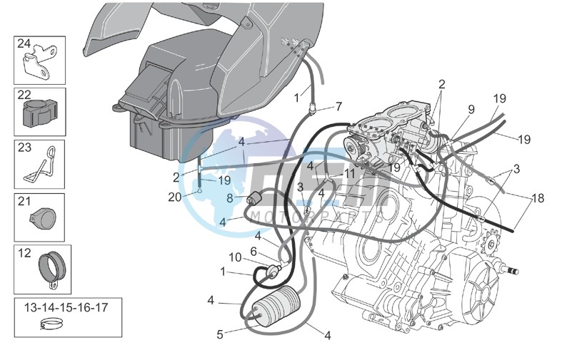 Fuel vapour recover system