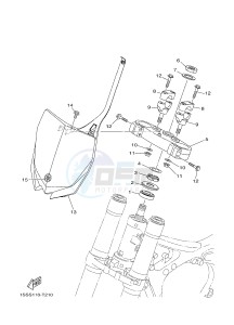 YZ250 (1SST) drawing STEERING