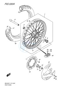 RMX450 drawing FRONT WHEEL