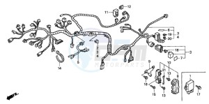 ST1100 drawing WIRE HARNESS (ST1100)