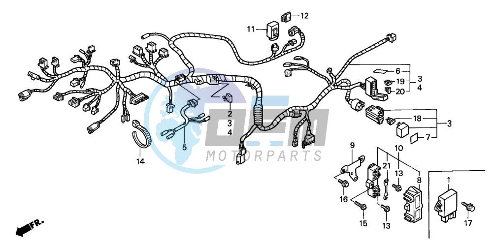 WIRE HARNESS (ST1100)