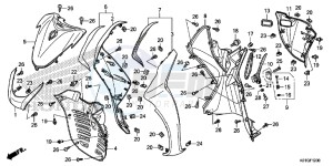 SH125DG SH125D E drawing FRONT COVER