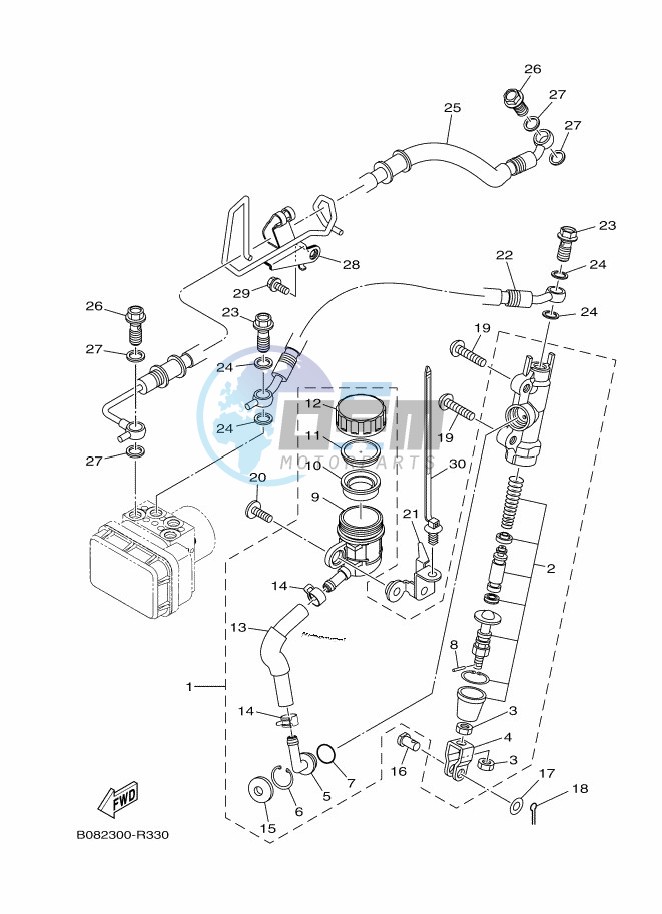 REAR MASTER CYLINDER