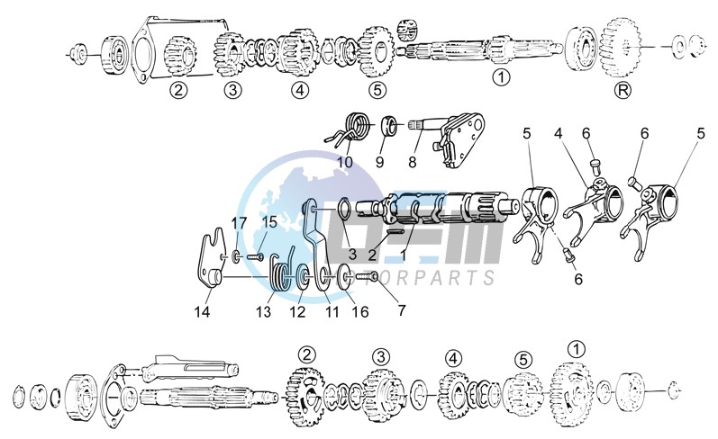 Gear box selector