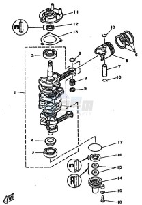 50D drawing CRANKSHAFT--PISTON