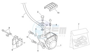 RX 50 drawing Rear master brake cylinder