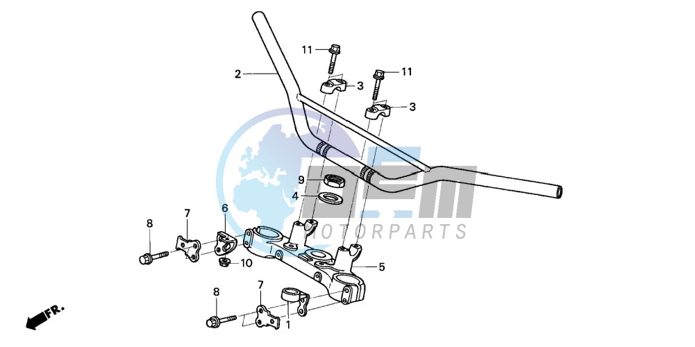 HANDLE PIPE/TOP BRIDGE