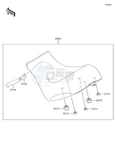 VULCAN S ABS EN650EHF XX (EU ME A(FRICA) drawing Accessory(Reduced Reach Seat)