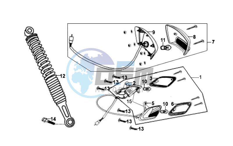 TAIL LIGHT - REAR SUSPENSION