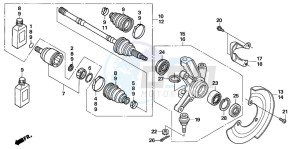 TRX500FE drawing KNUCKLE (TRX500FE/FM)