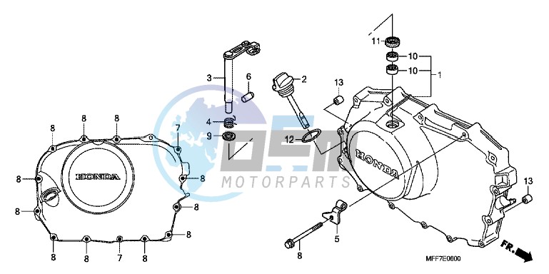 RIGHT CRANKCASE COVER