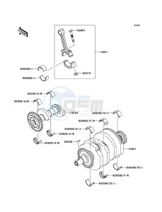 NINJA 250R EX250KBFA GB XX (EU ME A(FRICA) drawing Crankshaft