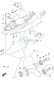 DF 115A drawing Gear Case (C/R)