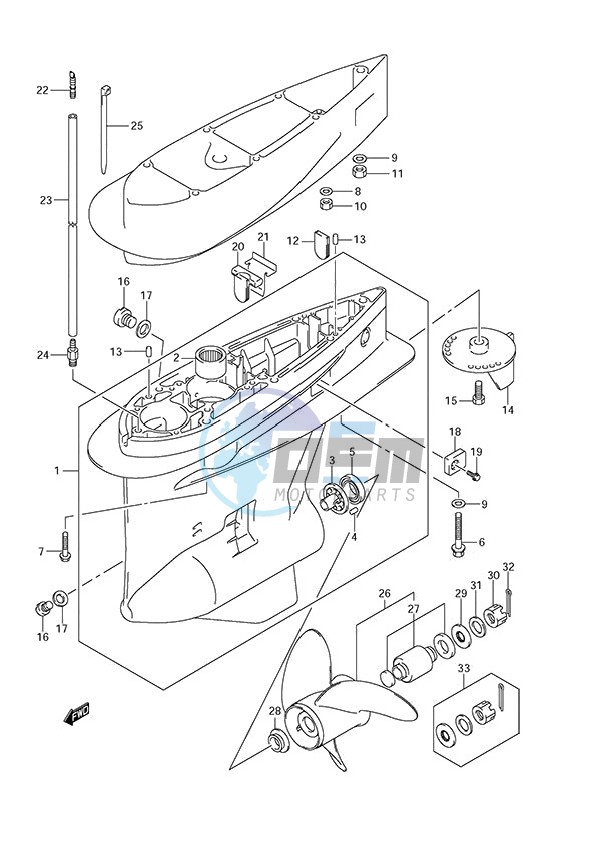 Gear Case (C/R)