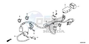 CRF125FE CRF125F Europe Direct - (ED) drawing WIRE HARNESS