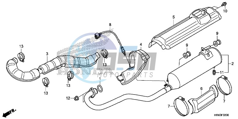 EXHAUST MUFFLER