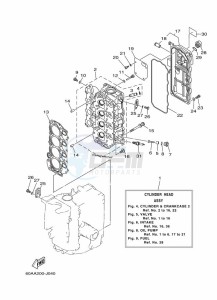 F50DETL drawing CYLINDER--CRANKCASE-2