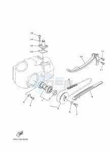 TT-R50E (BEGH) drawing CAMSHAFT & CHAIN