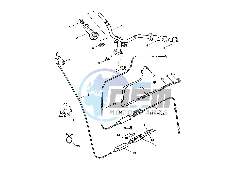 STEERING HANDLE -CABLE