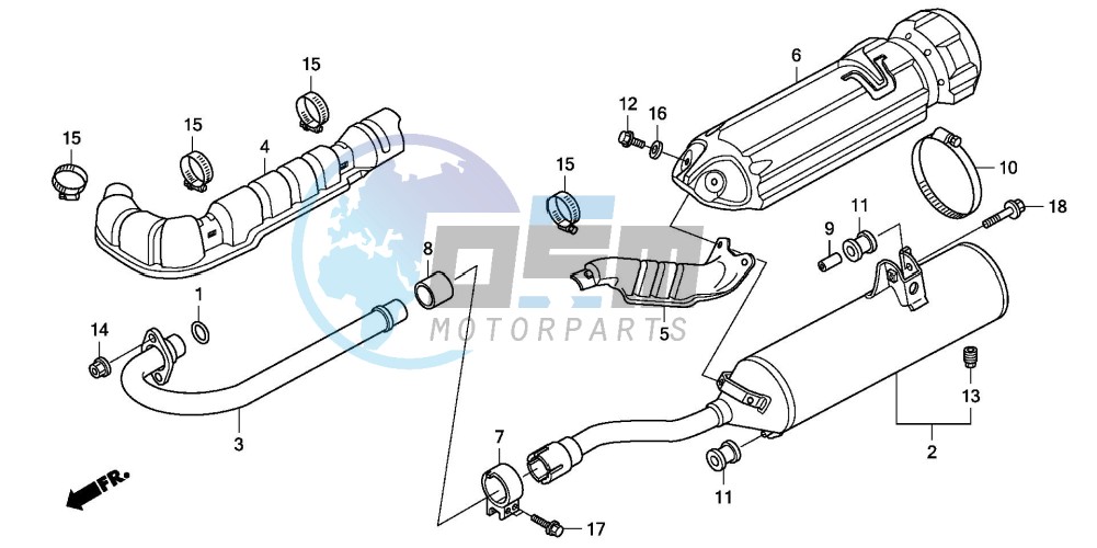 EXHAUST MUFFLER