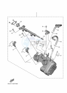 YXF850ES YX85FPSN (BARH) drawing THROTTLE BODY ASSY 1