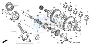 CBR1000RR9 Europe Direct - (ED / MME) drawing CRANKSHAFT/PISTON