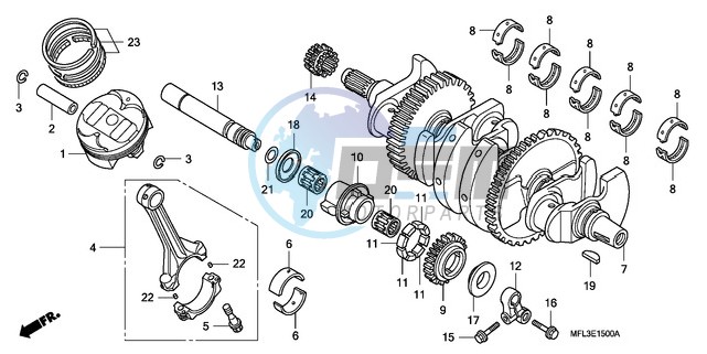 CRANKSHAFT/PISTON