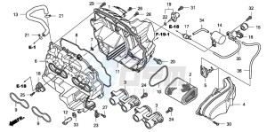 CBF1000T drawing AIR CLEANER